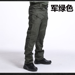 Men's Tactical Cargo Pants▦●Multi-pocket stretch slim-fit tactical trousers  for men s military fan t