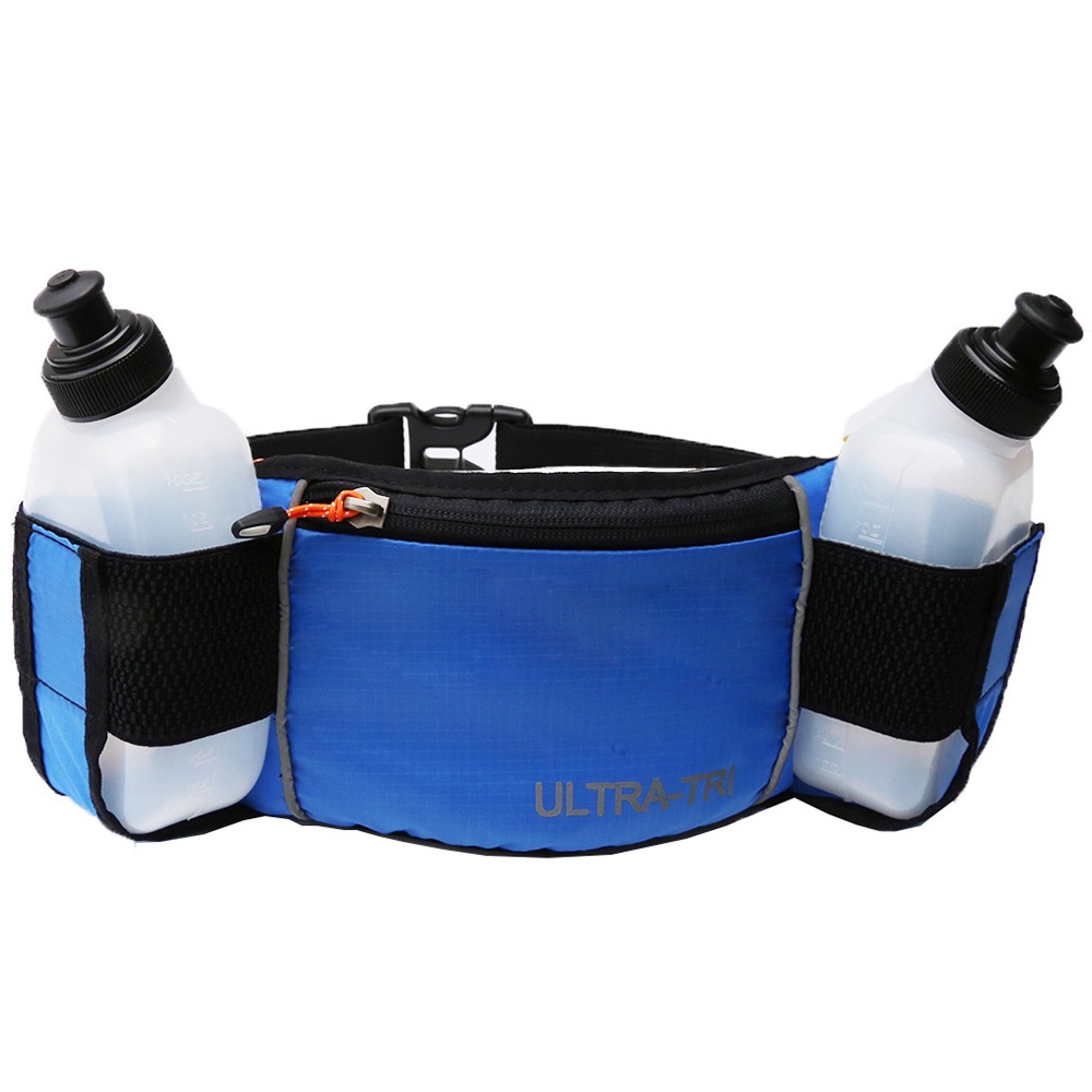 ULTRA-TRI Hydration Running Waist Bag Water Bottle Holders Waterproof Men  Women Sports Belt Pouch
