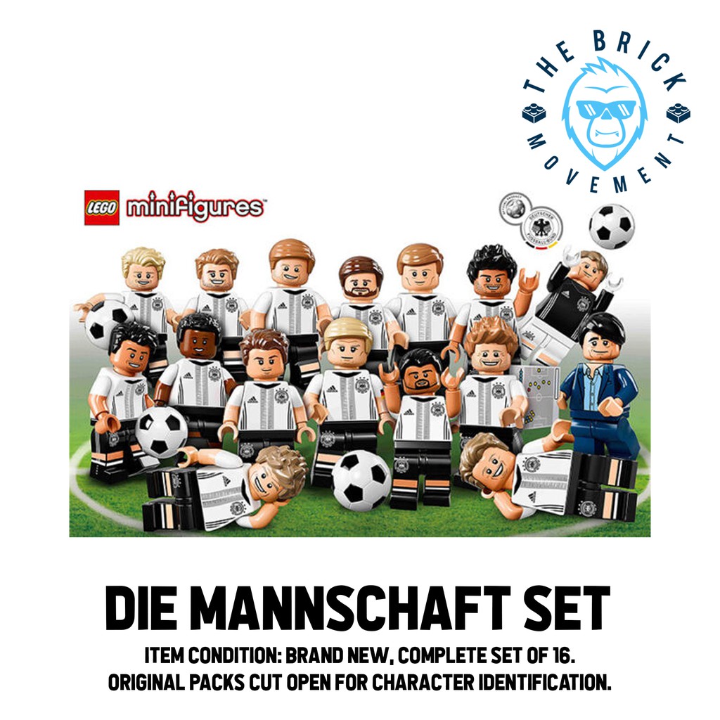 LEGO DFB Series German Football Team Minifigures