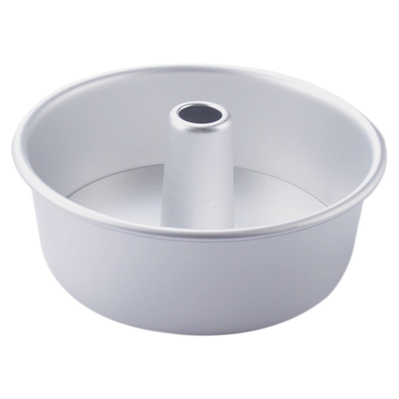 8 Inch Aluminum Alloy Round Chiffon Cake Pan Mold Diy Tools