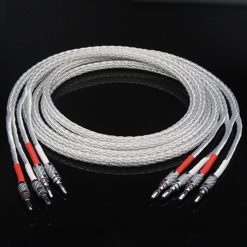 Câble XLR JakeSpecial – 8AG – Argenté OCC – Haute Qualité – Neuf (entrepôt HK)