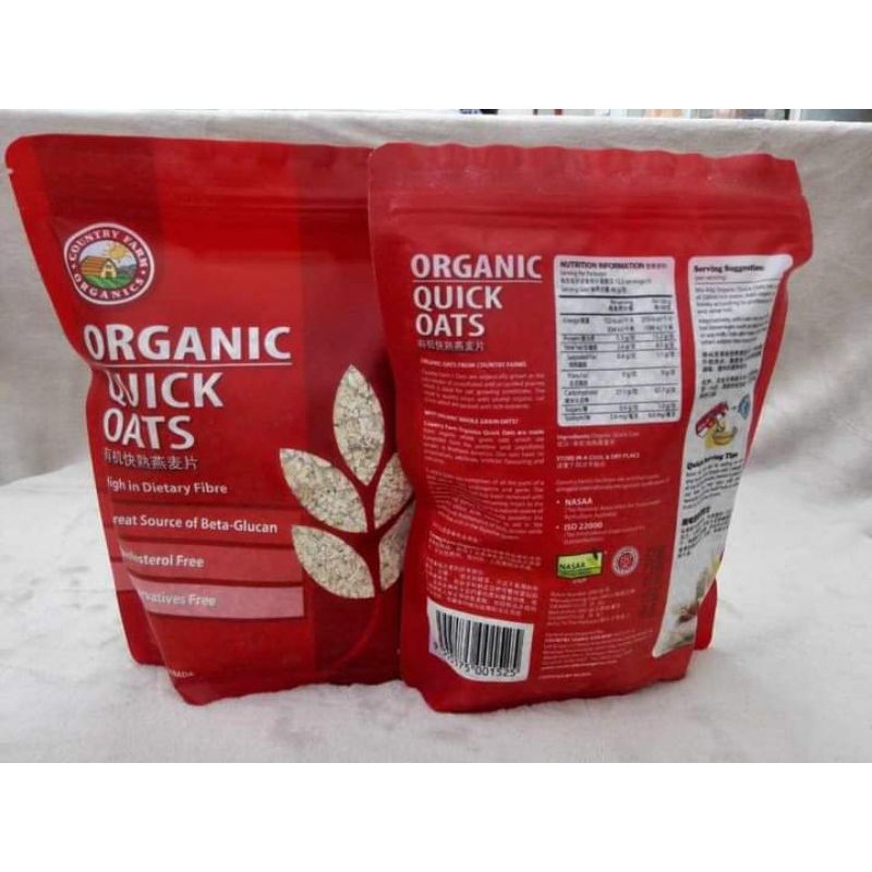 Organic Rolled Oat Healthy Wholesome Dietary Fiber Rolled Oat Sedap dan ...