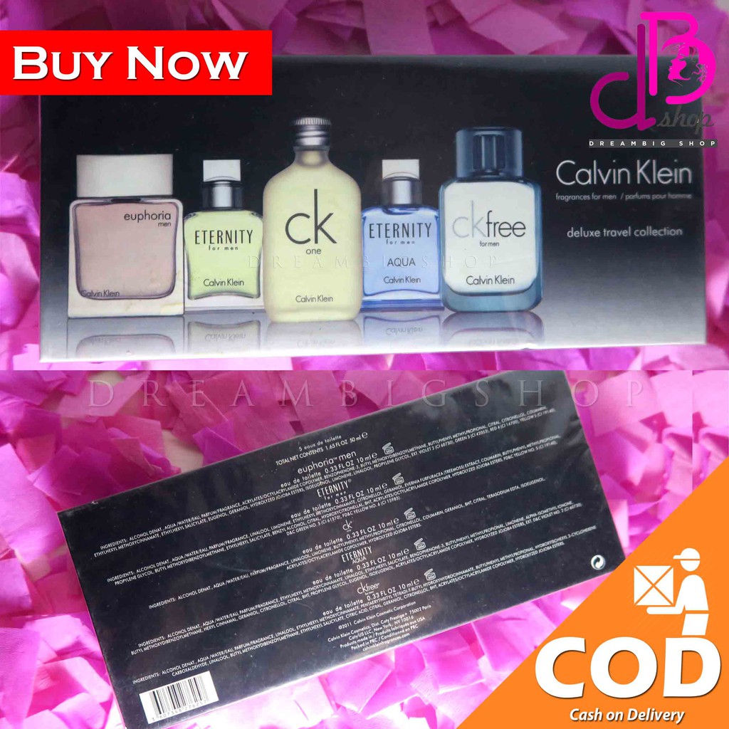 Calvin Klein Variety Men's 5-piece Fragrance Set 