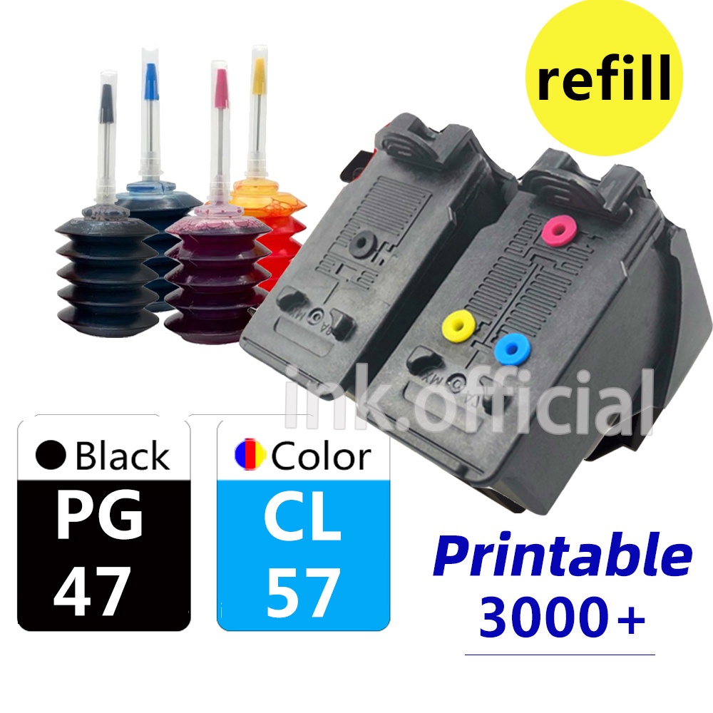 30ml ink refill for Canon Pixma E480 E477 E470 E460 E410 E4270 E3470 ...