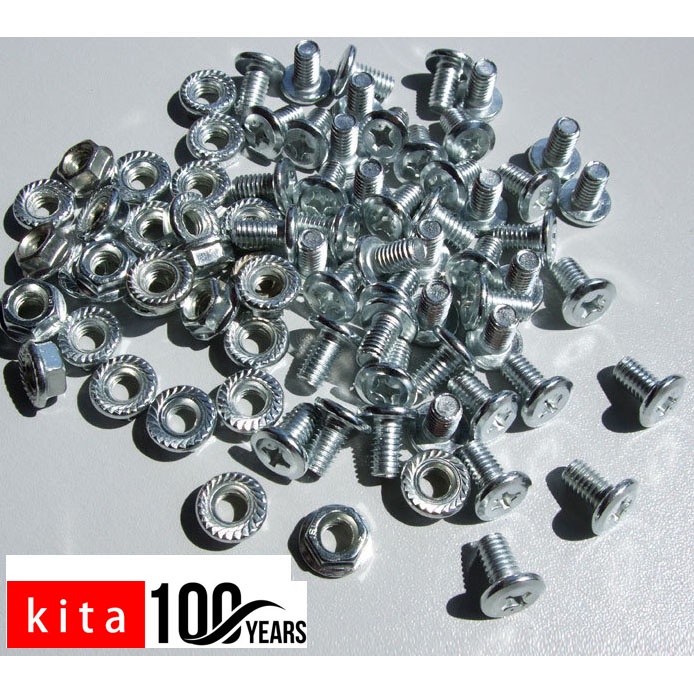 50 SET Nuts and screw Bolts Universal angle steel screw kita100years ...