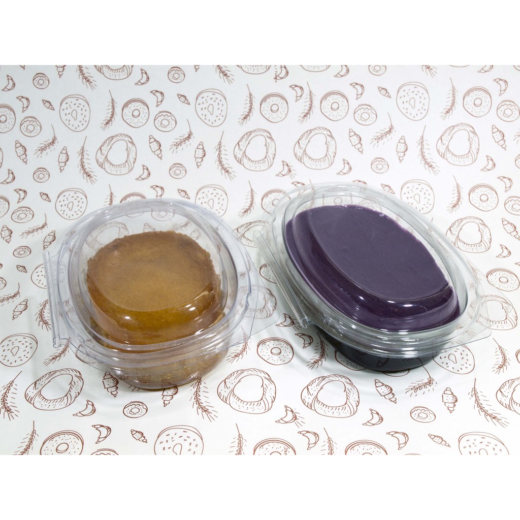 25 Pcs Disposable Oval Clamshell Plastic Container - 6.7 x 4.8 x 2” for ...