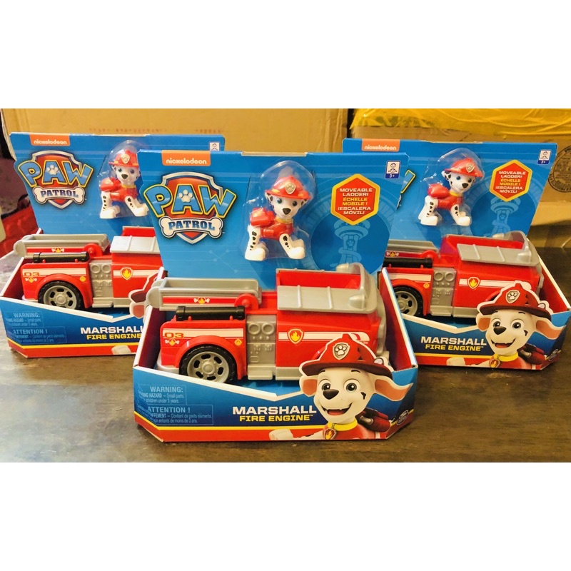 Paw Patrol Marshall’s Fire Engine Vehicle with Collectible Figure