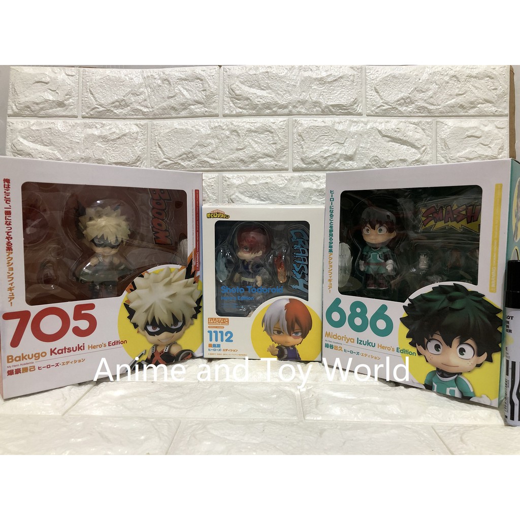 Nendoroid My Hero Academia #686 Midoriya Izuku,#705 Bakugo Katsuki ...