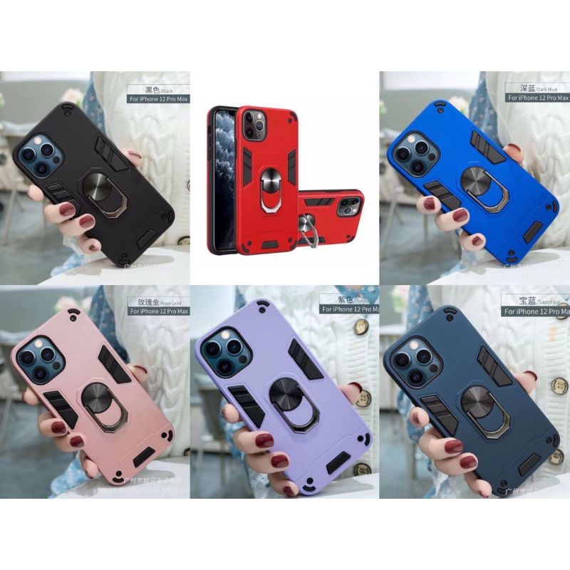 King Armor Case with Stand Holder for Itel ITEL A57 A37 S23 S23plus A26