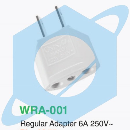 1Pcs Omni WRA-001 Regular Adapter 6A 250V | Shopee Philippines