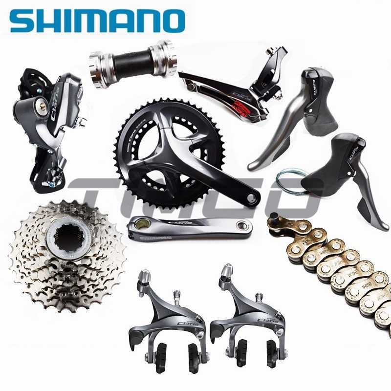 Shimano Claris R2000 2×8 Speed Road Bike Groupset ST-R2000 Brake Lever ...