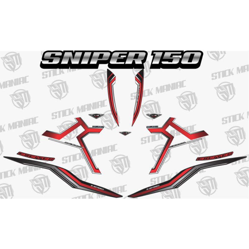 Yamaha Sniper 150 decals sticker, Exciter design | Shopee Philippines