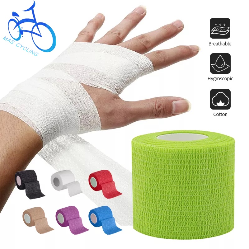 1 Roll colorful athletic wrap tape self adhesive elastic bandage