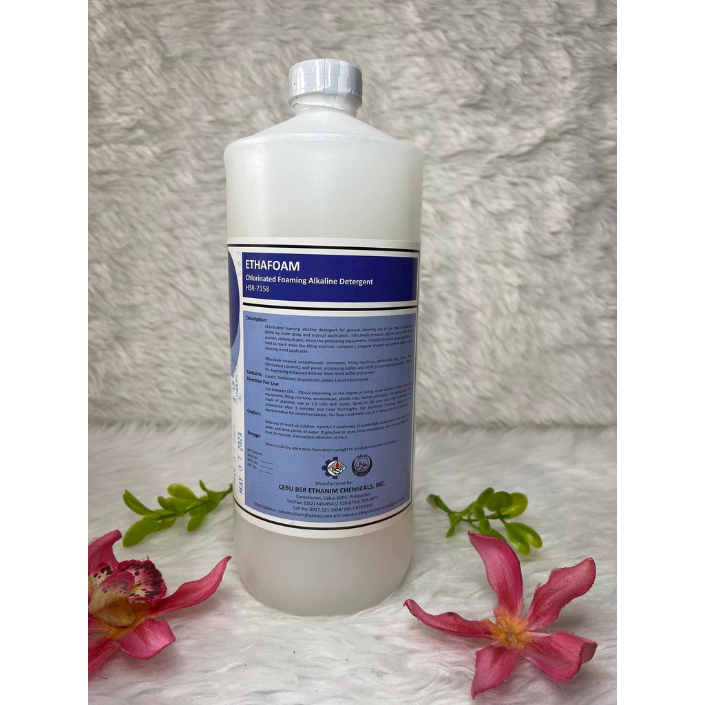 ETHAFOAM (1 LITER) Kitchen floor, hood, screen, filter degreaser