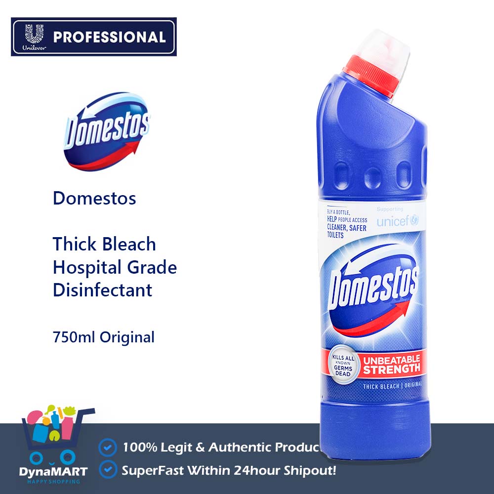 Domestos Original Thick Bleach Hospital Grade Disinfectant Toilet