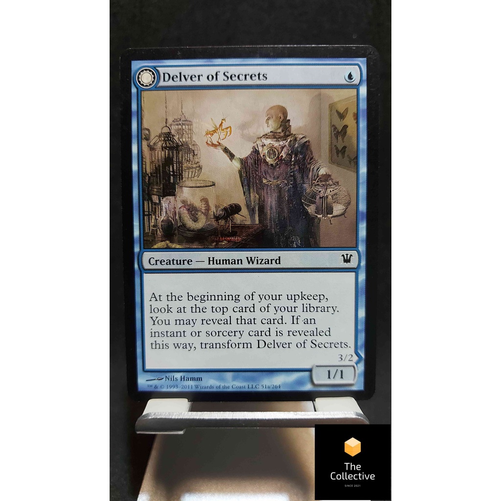 Magic the Gathering - MTG Card Game - Delver of Secrets - ISD [BLUE ...