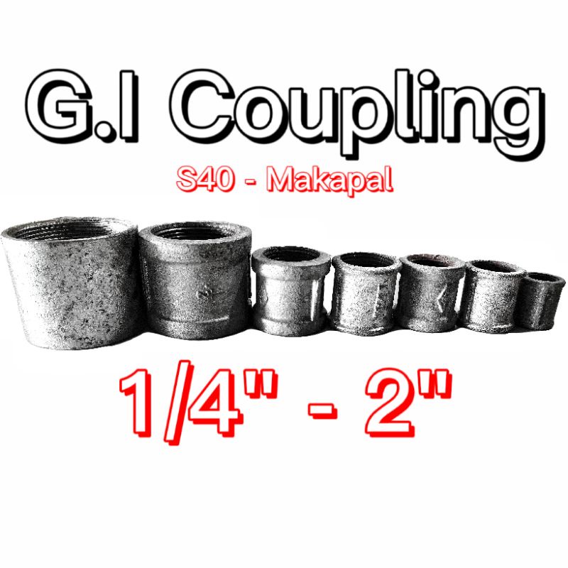 G I Coupling S40 1/2