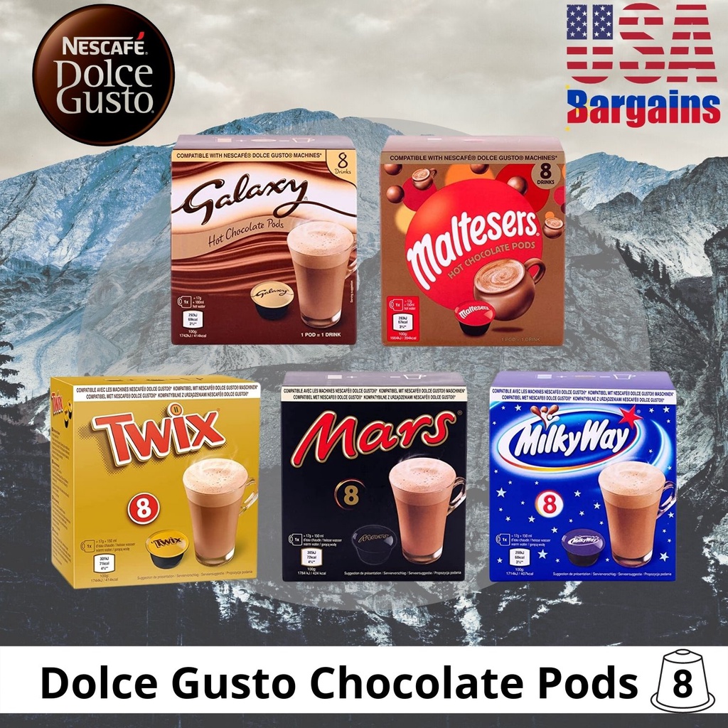 Must Dolce Gusto® Hot Chocolate Drink – 16 Compatible Capsules 