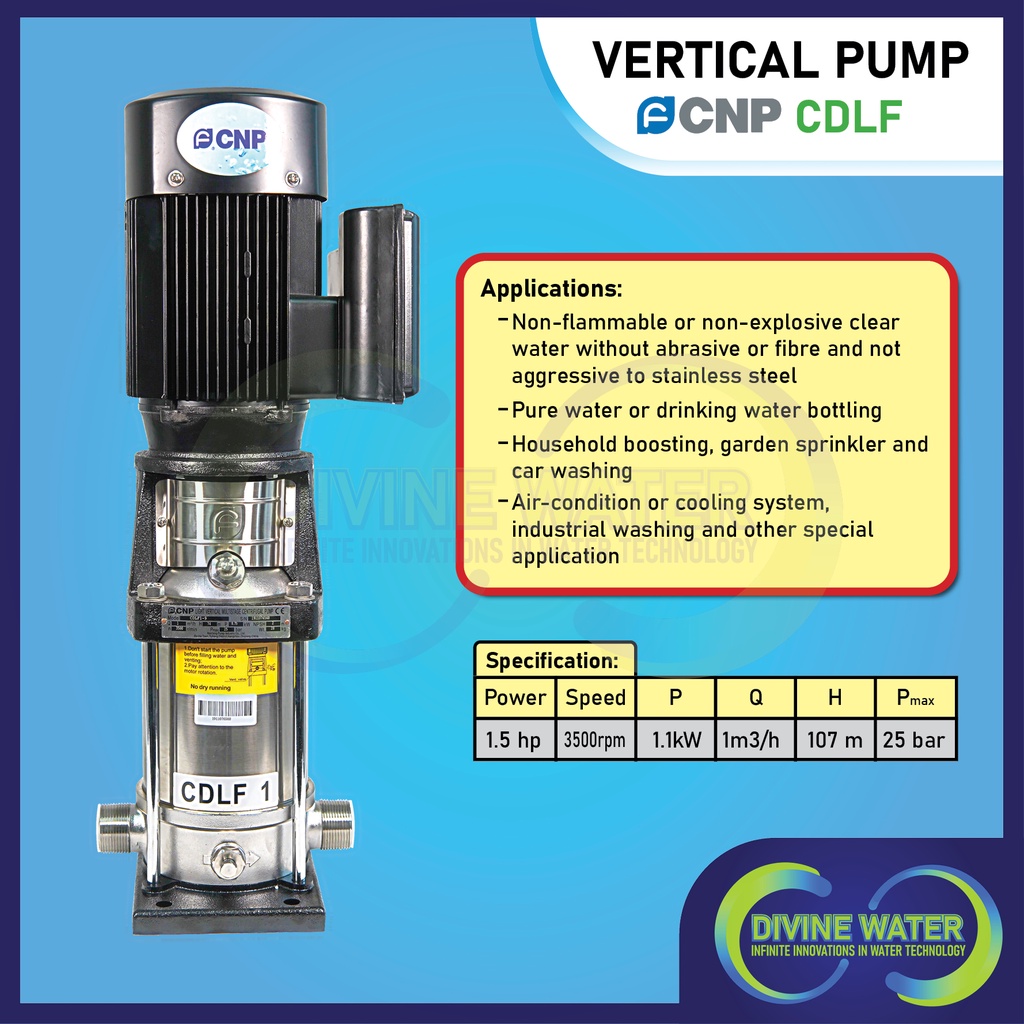 CNP Vertical Pump (CDLF 19 and CDMF 113) Shopee Philippines