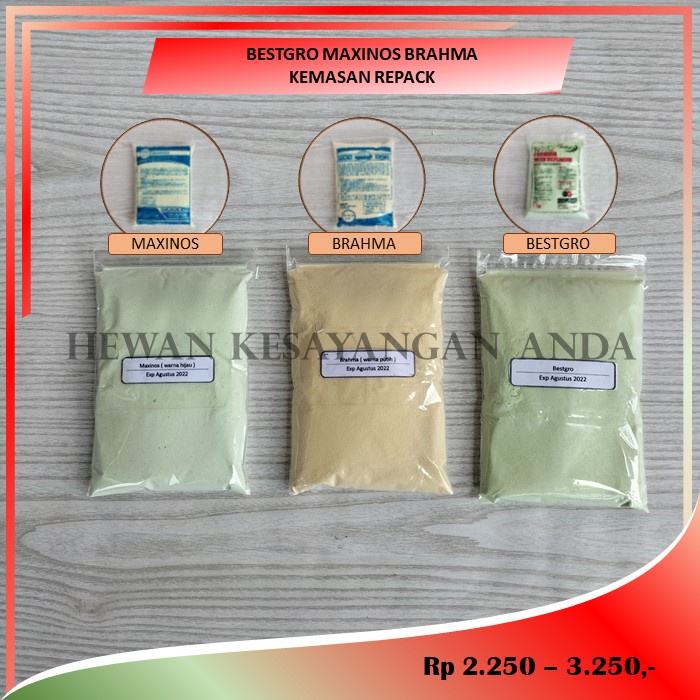 Bestgro Maxinos Brahma Repack 100gram Milk Substitute For Livestock