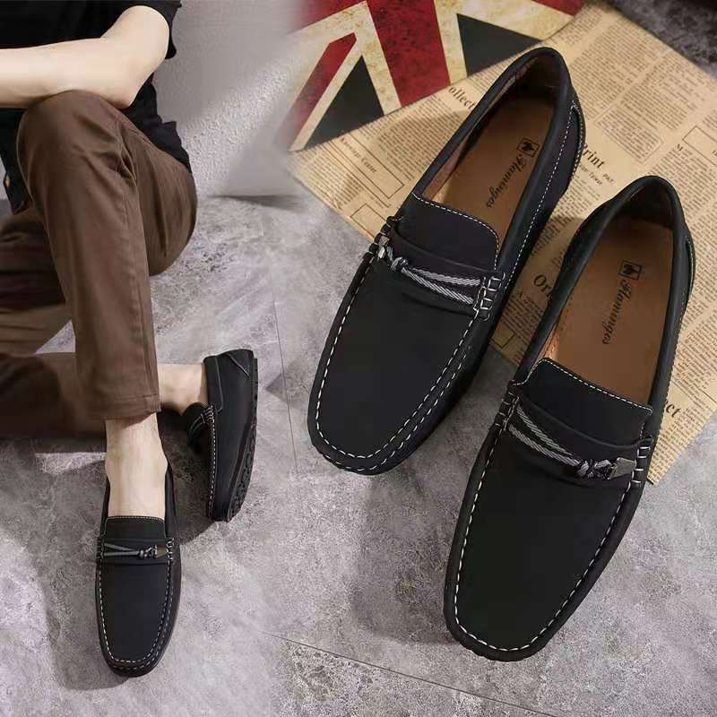 Men's casual slip on fashion Doudou shoes WY18-2 | Shopee Philippines