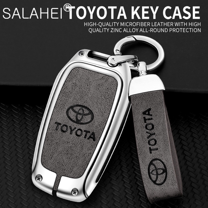 Car Key Cover Case Holder Shell Bag For Toyota Hilux Land Cruiser Camry ...