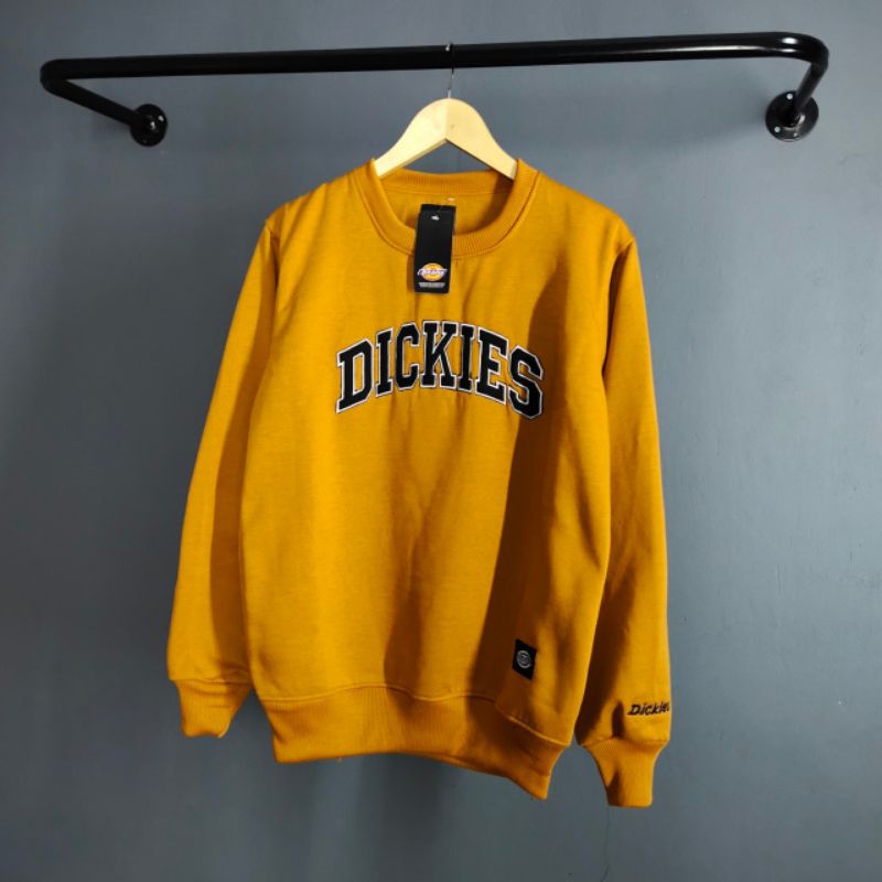 Dickeies crewneck Men s Women s Crewn sweater unisex sweater Embroiderycrewneck Shopee Philippines