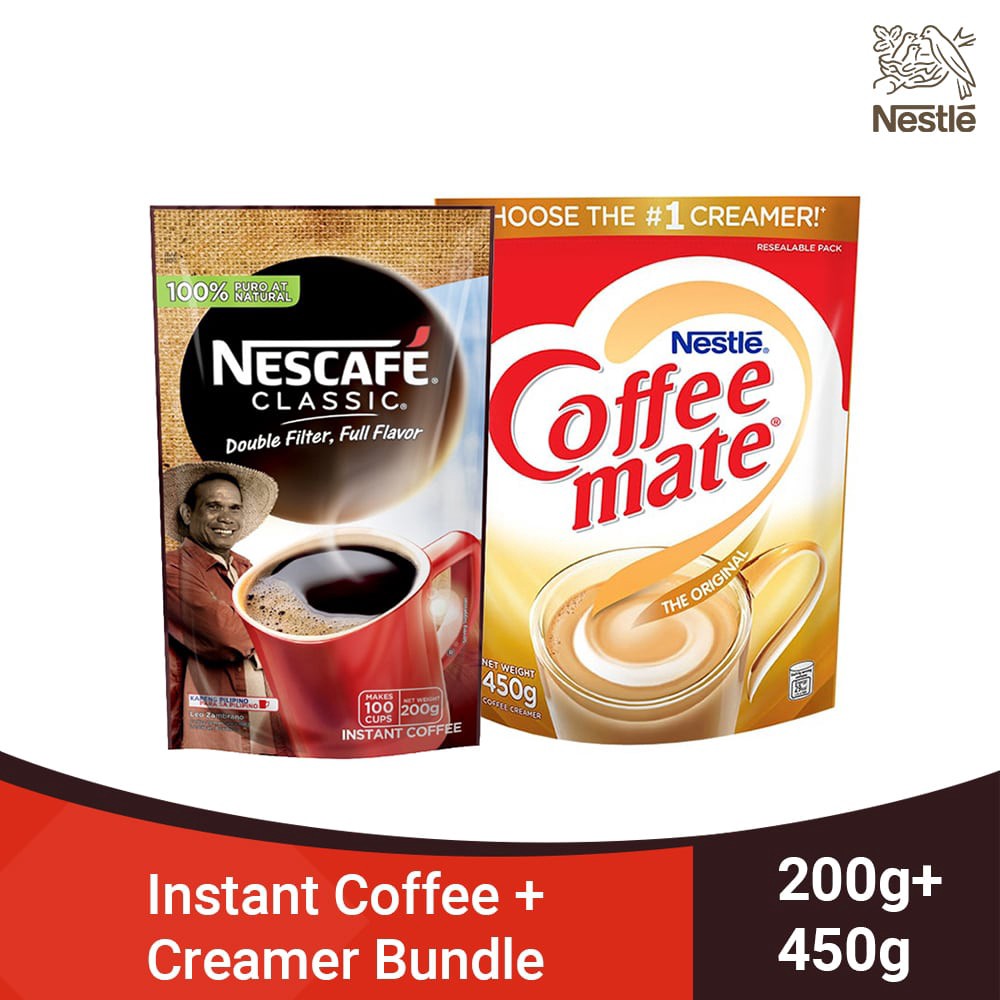 Seasonables NESCAFE Classic Instant Coffee 200g With NESTLE Coffee Mate ...