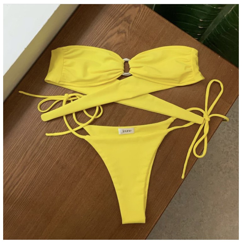 Jeune Bikini Grace Plain Color | Shopee Philippines