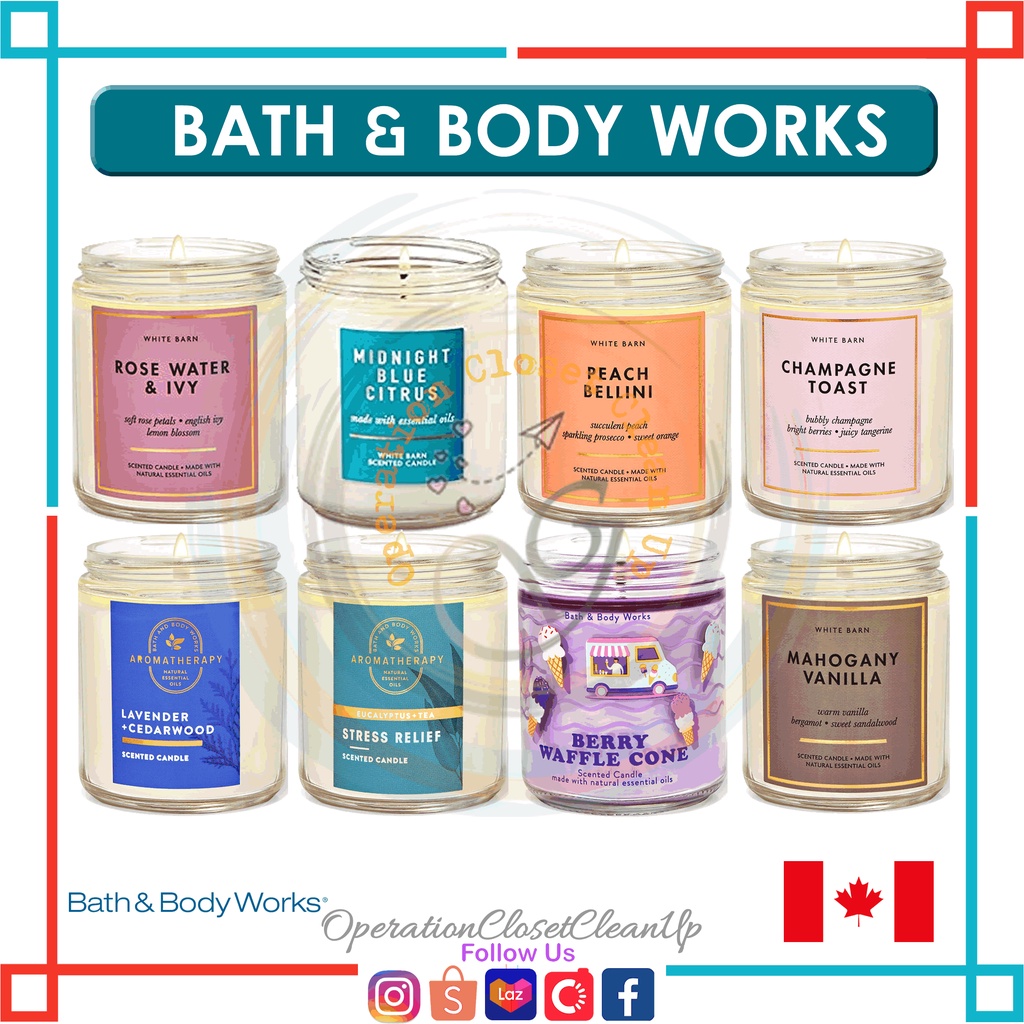 キャンドル BATH&BODYWORKS Candles (3set) BATH&BODYWORKS Candle(3set)