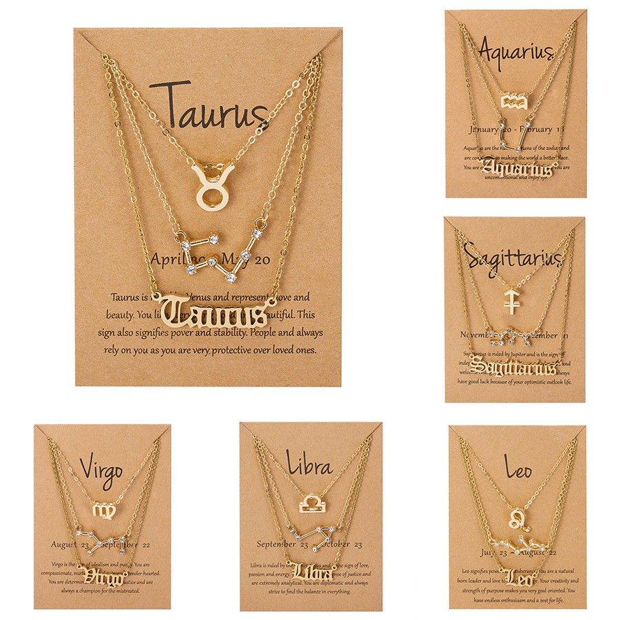 Wholesale zodiac necklaces sales