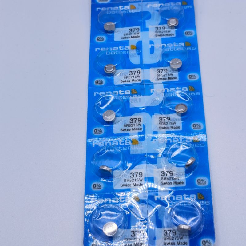 Renata 379 1pad/ 10 pieces Original Swiss Made | Shopee Philippines