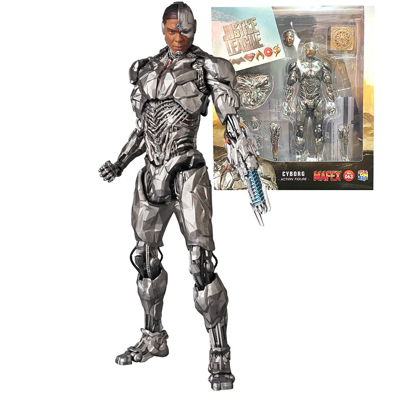BEST∏๑∈17Cm Dc Justice League Cyborg Man Inside The Machine Comics ...