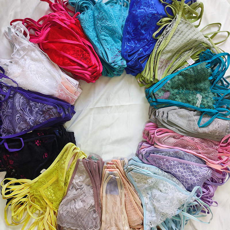 Women Sexy T-back Lingerie Thong Micro G-Strings Panty Ladies ...