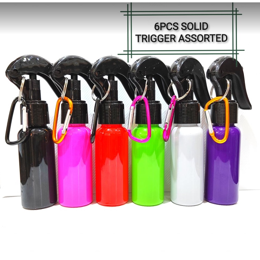 (6PCS) 60ML Trigger Spray Bottle for Alcohol and Perfume Bottle with