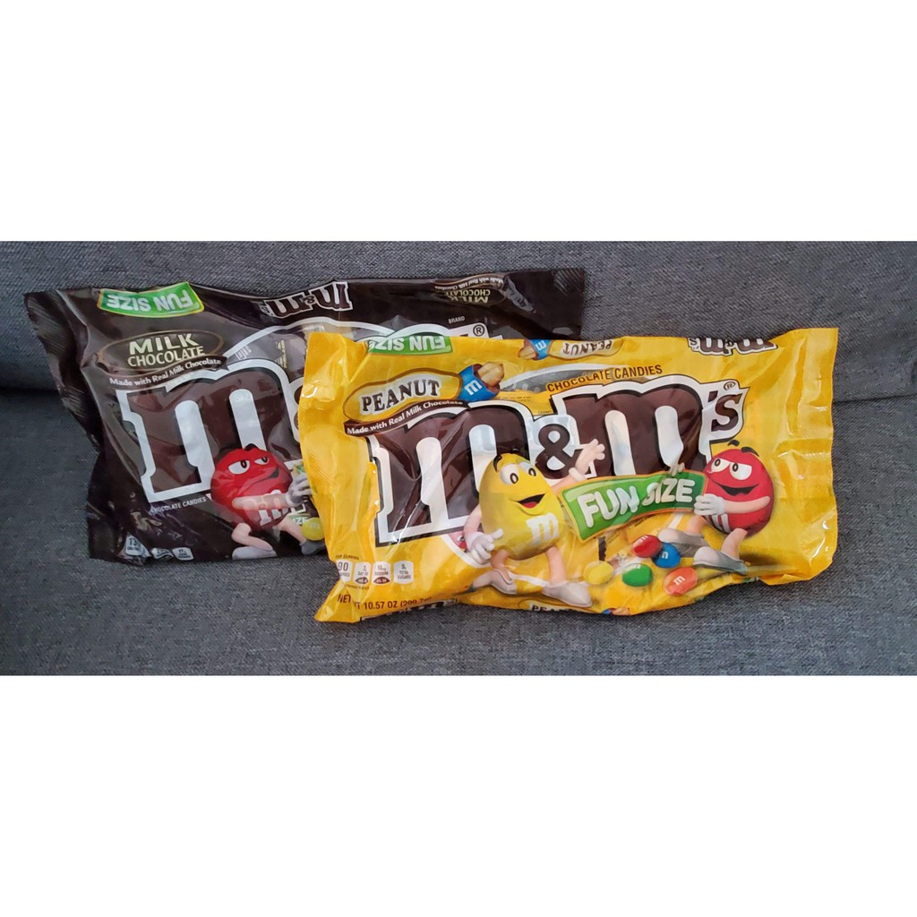 M&M's Fun Size Peanut Milk Chocolate Candy, 10.57 oz Bag
