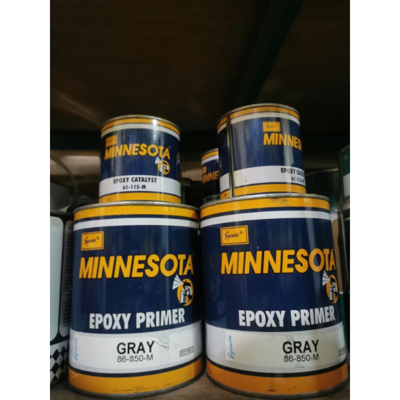 Minnesota Epoxy Primer Gray with Catalyst 1 Liter Shopee Philippines