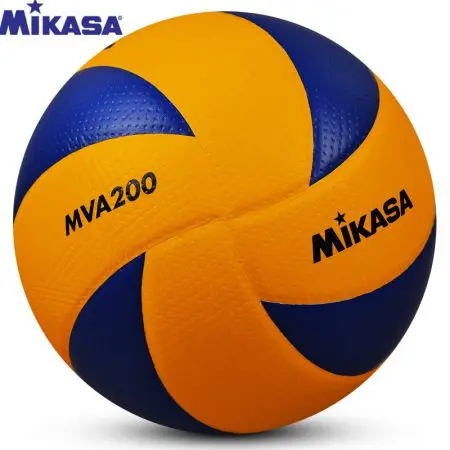 Mikasa MVA200 indoor Olympic Games Ball Volleyball Game Ball (Blue ...
