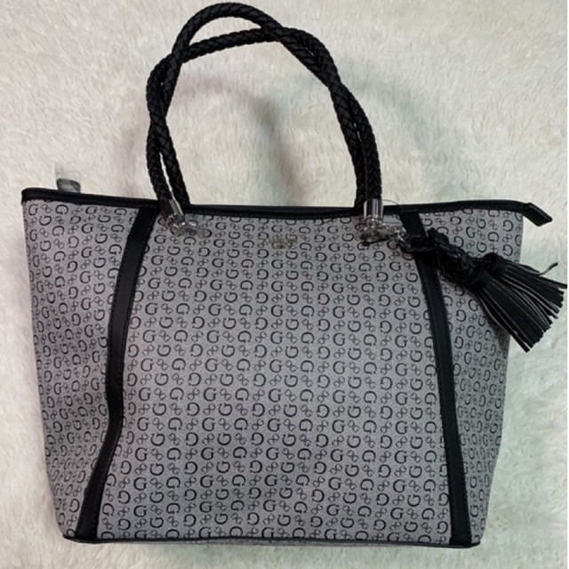 Black and clearance grey guess bag