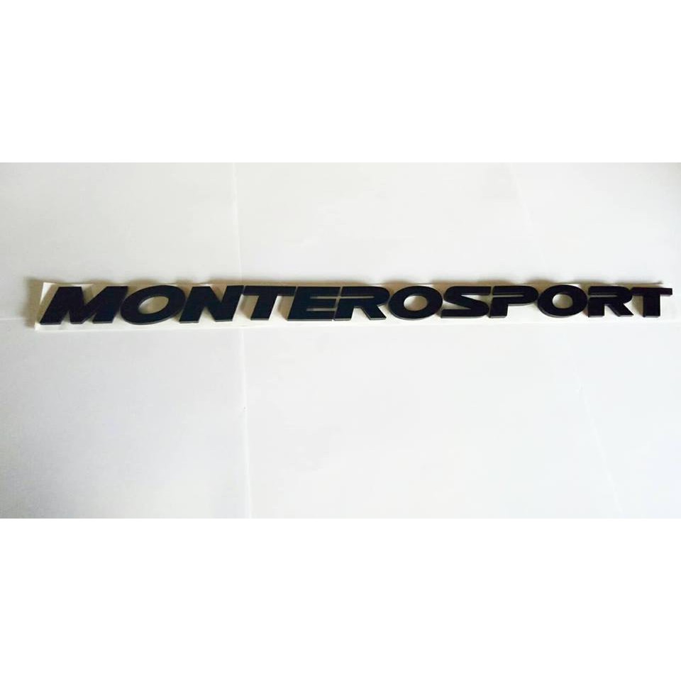 Montero Sport Matte Black Hood Emblem Shopee Philippines
