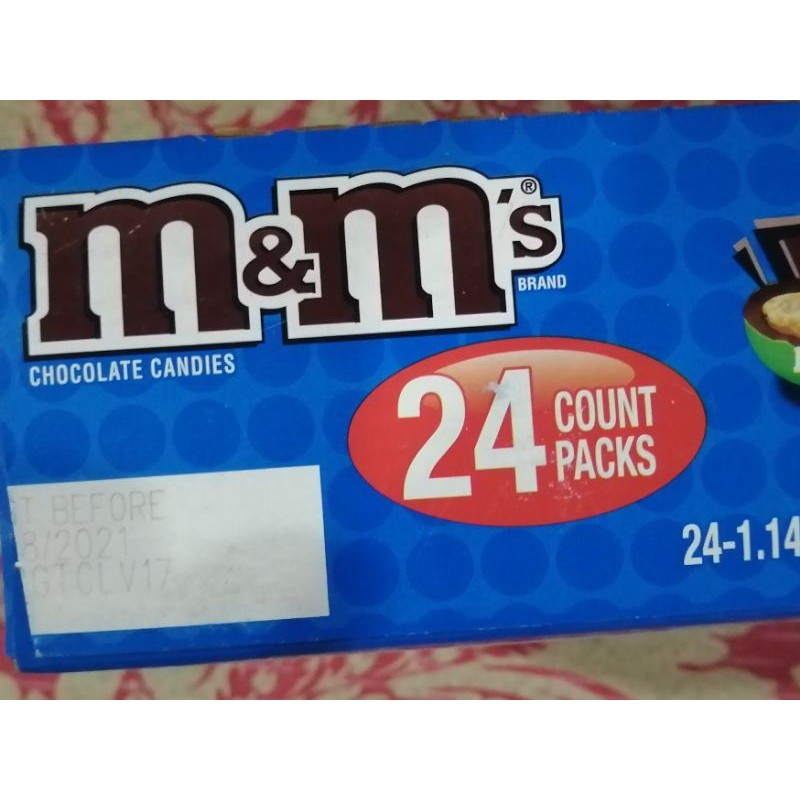m&m pretzel 32.3g 24 packs(1box)
