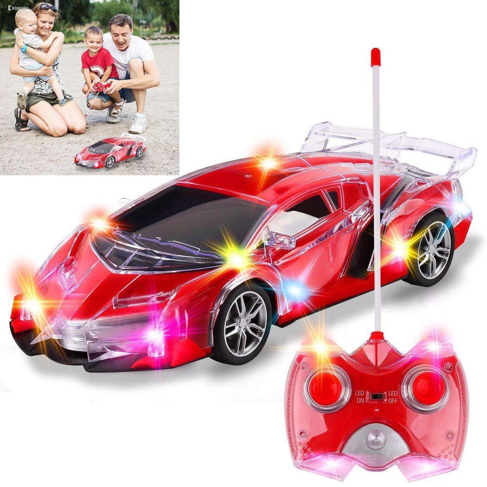 RC LED Light Sport Ferrari Remote Control Car Set R/C Famous Cars Red