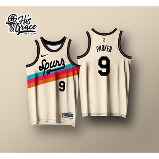 SPURS CREAM VERSION HISGRACE JERSEY CUSTOMIZED NAME AND NUMBER