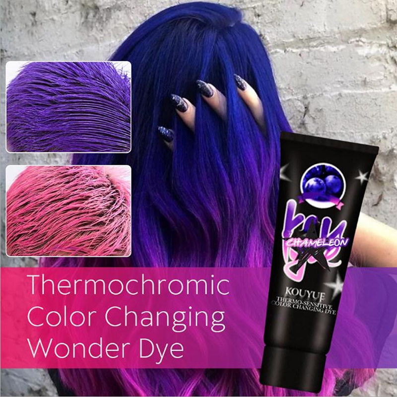 Thermochromic Color Changing Wonder Dye Mermaid Hair Dye Gray Hair ...