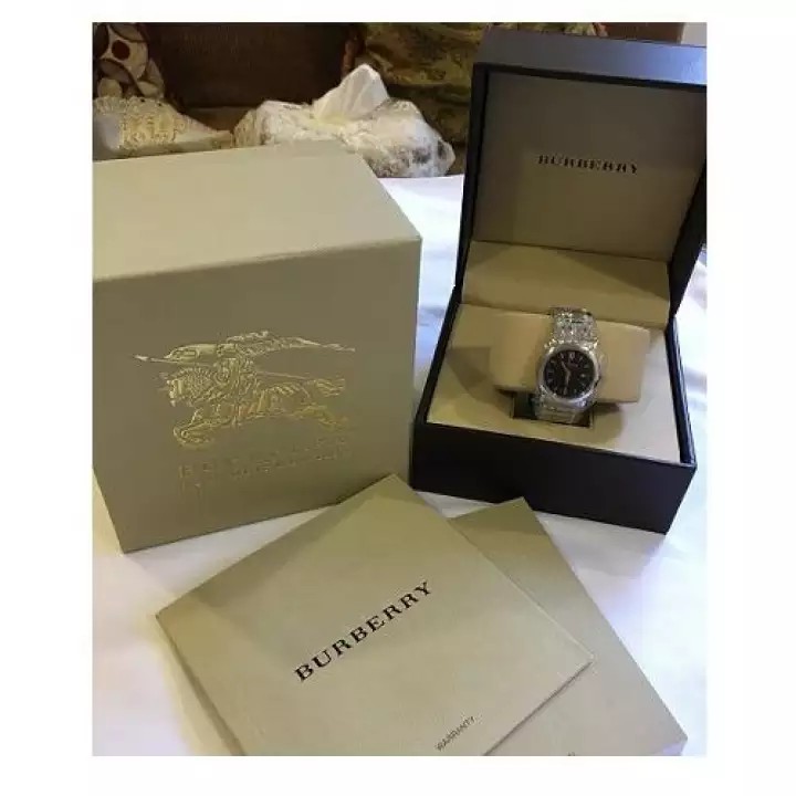 Burberry BU1365 Silver Women display picture 1