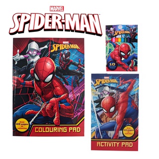 Marvel Spiderman Colouring Activity Book Multicoloured