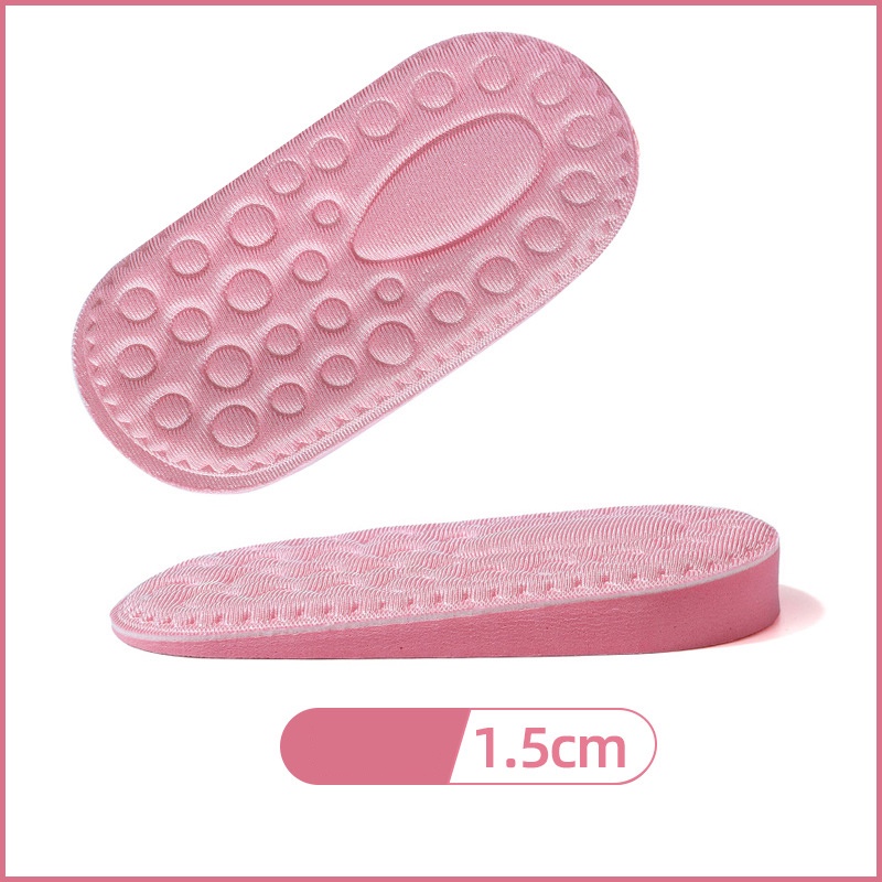 Shoe Insoles Breathable Half Insole Heighten Heel Insert Sports Shoes
