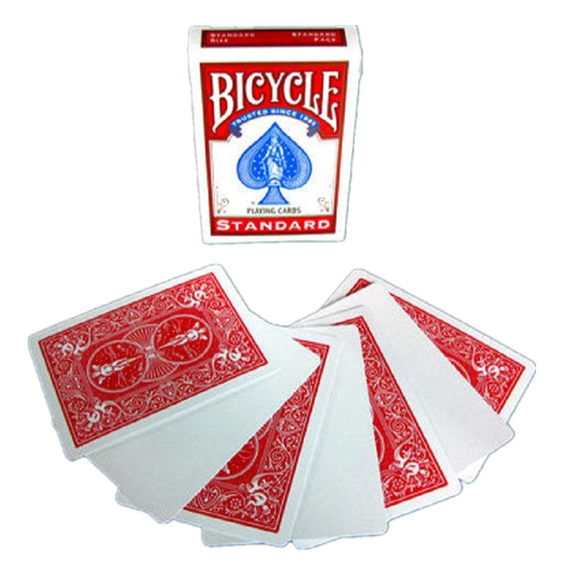 Bicycle Blank Face Red/Blue Back Playing Cards Gaff Deck Magic Card