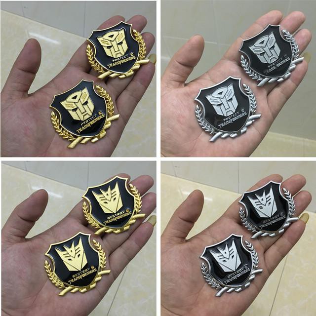 3D Elegant Metal Sticker Transformer Emblem / No Rusty DIY For Car and ...