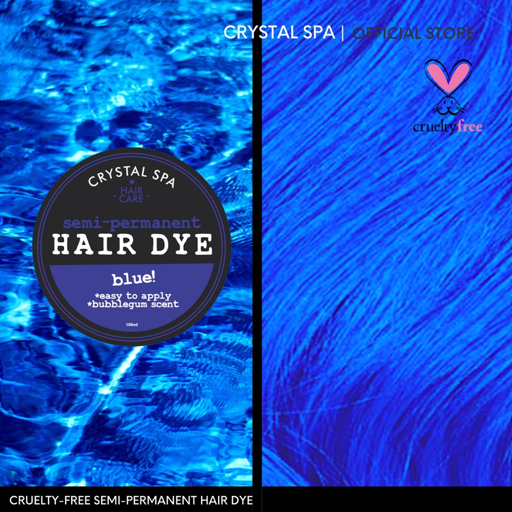 BLUE hair jam hair dye CONDITIONER BASE SEMI PERMANENT HAIR DYE